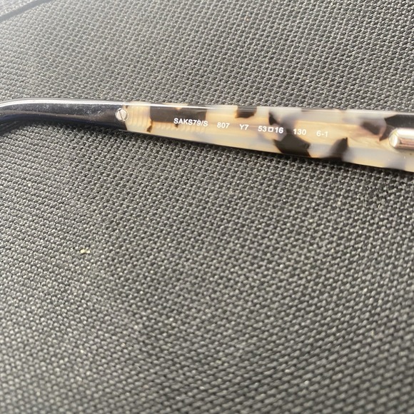 Saks Fifth Avenue Sunglasses Women FRAME ONLY SAKS79/S 53-16-130 Black 632 - Picture 15 of 16